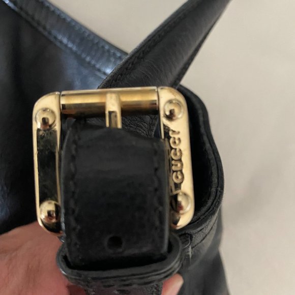 Gucci Black Leather Britt Hobo - Picture 5 of 9